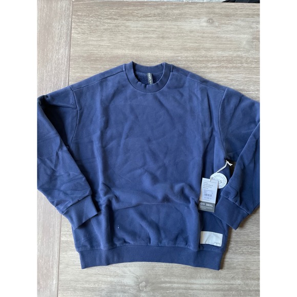 Vuori Restore Oversized Crew 2.0 French Blue Size Extra Small New With Tags - Picture 4 of 9